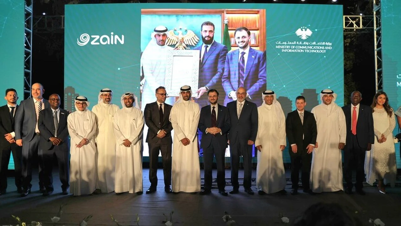 “زين” الكويتية تحصل على رخصة تشغيل شبكة الهاتف المحمول في سوريا